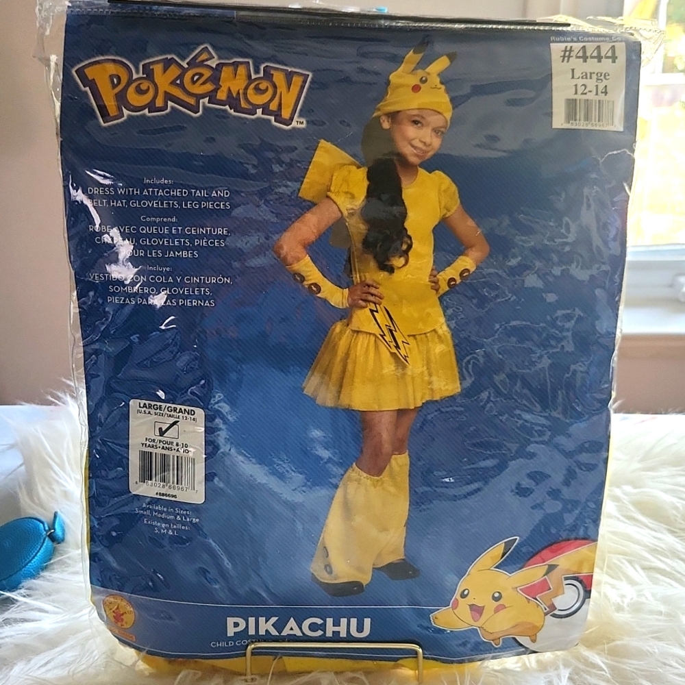 Pikachu costume-Girls (large 12-14)